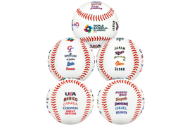 Rawlings WBC Team Logos Baseball 2023 - Forelle American Sports Equipment