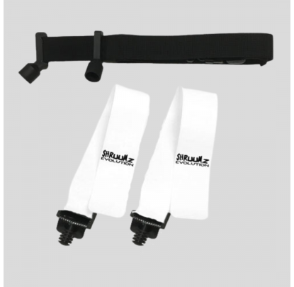 Shruumz Full Set - Black with White Flags - Forelle American Sports Equipment