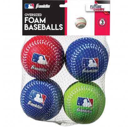 Franklin MLB Oversized Foam Balls - 4 Pack - Forelle American Sports Equipment