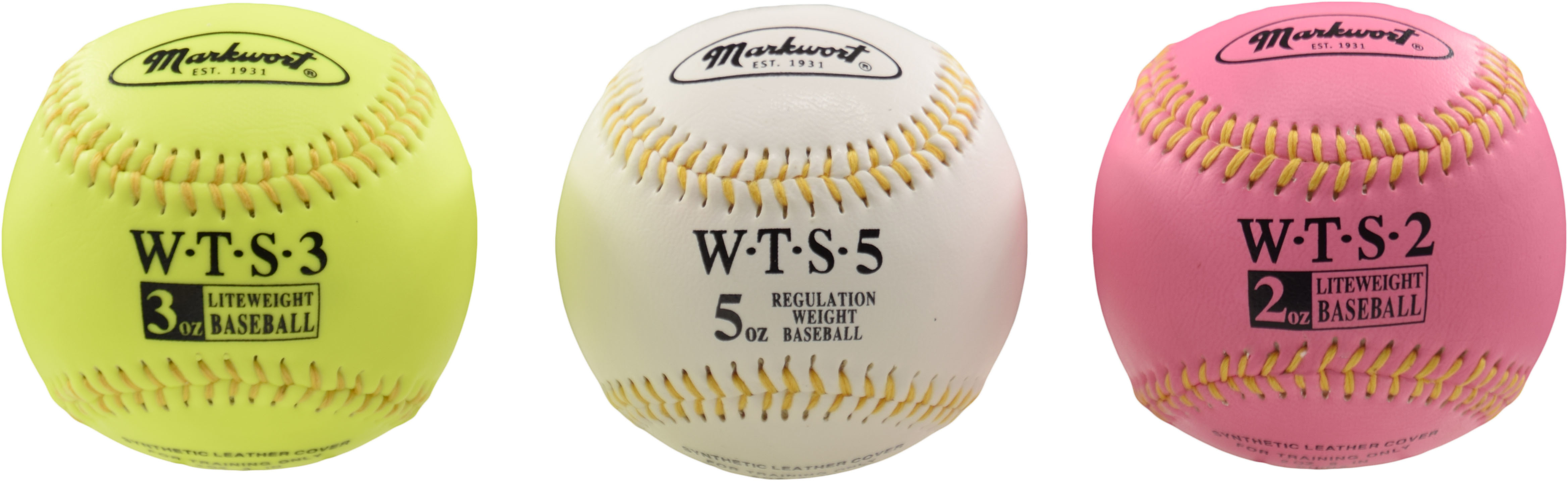 Markwort Synthetic 9-Inch Cover Weighted Baseball Blue 10 oz WTS10 