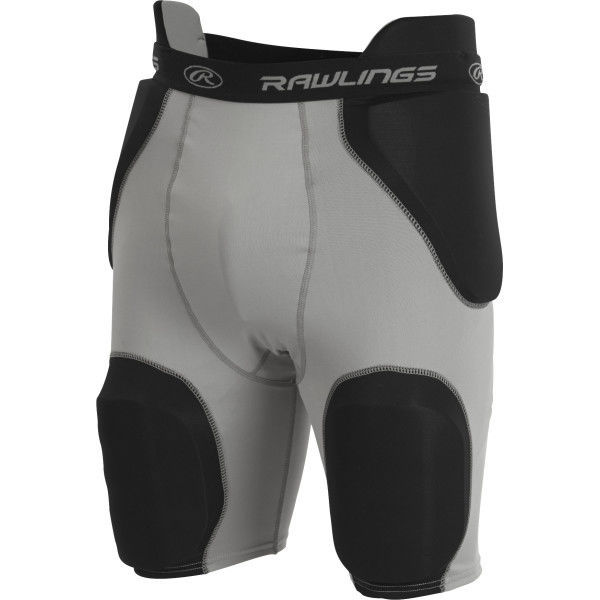 White Rawlings Adult Football Girdle with Pads 