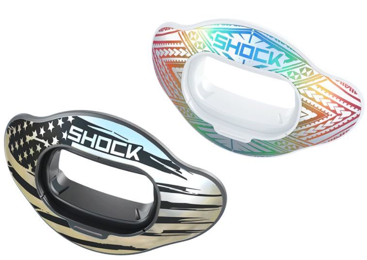 Swap Lip Guard Shield Design Single or Double Pack. Shock Doctor Interchange Shield for Lip Guard for Football Mouthpiece NOT Included 