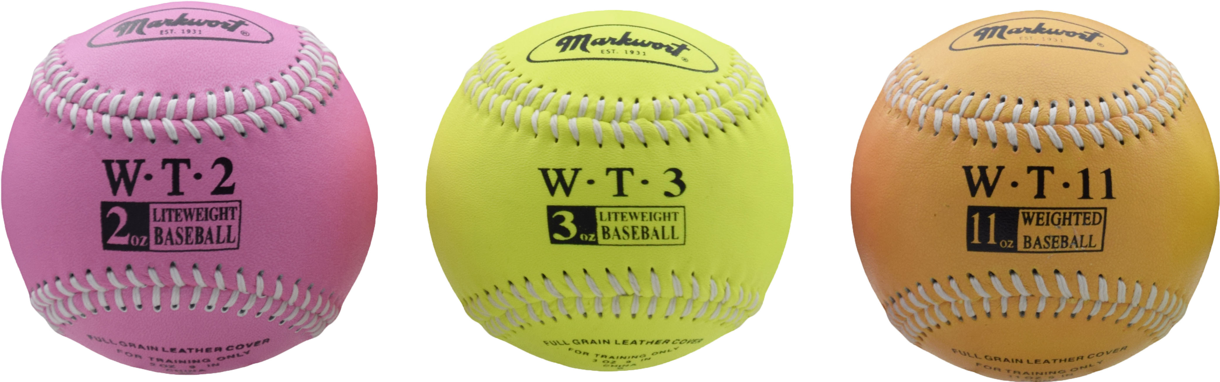 Markwort Lite Weight and Weighted Leather Softball