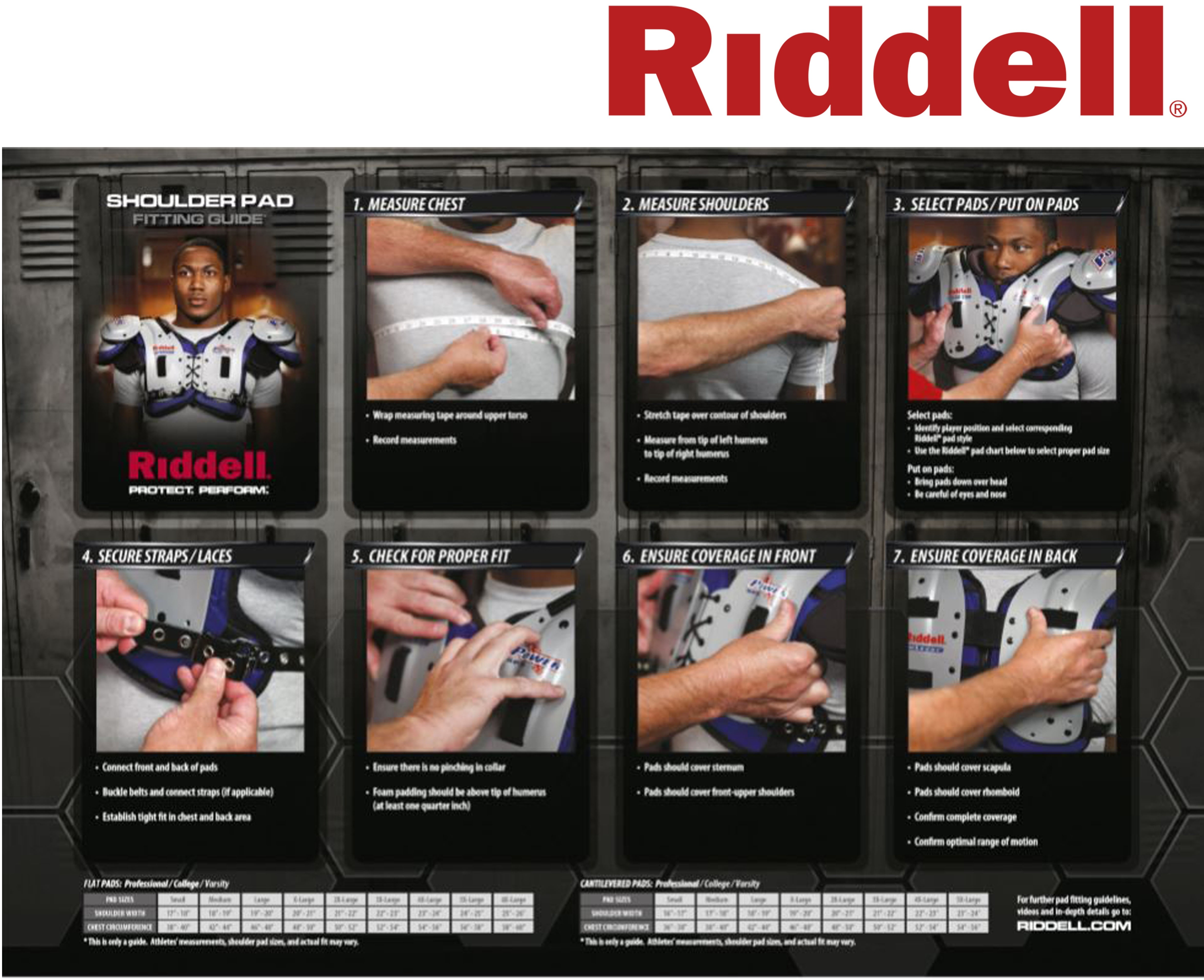 Riddell Phenom SK Adult Football Shoulder Pads - Skill Position - Sports  Unlimited