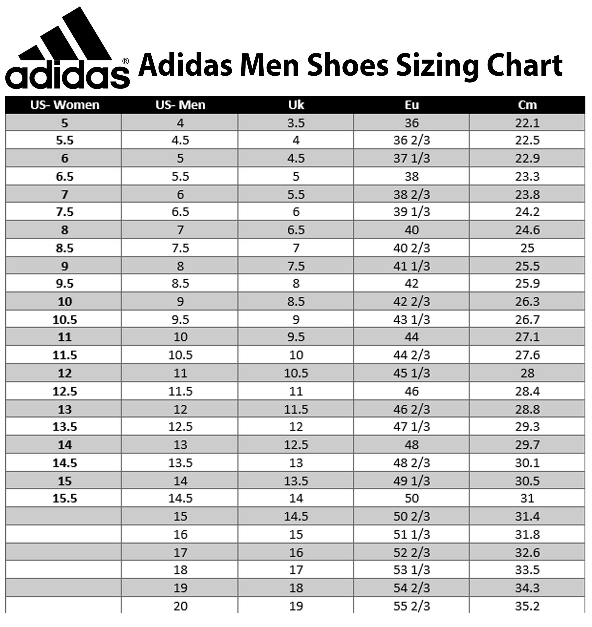 adidas football shoes size chart Sale OFF 63%