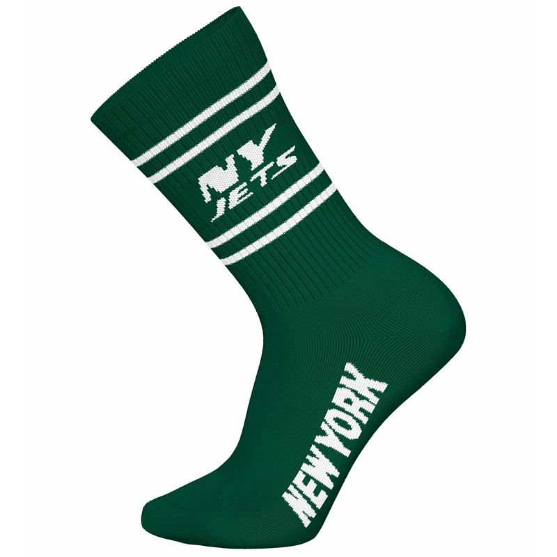 NFL New York Jets 3-Pack Soft Cotton Crew Socks