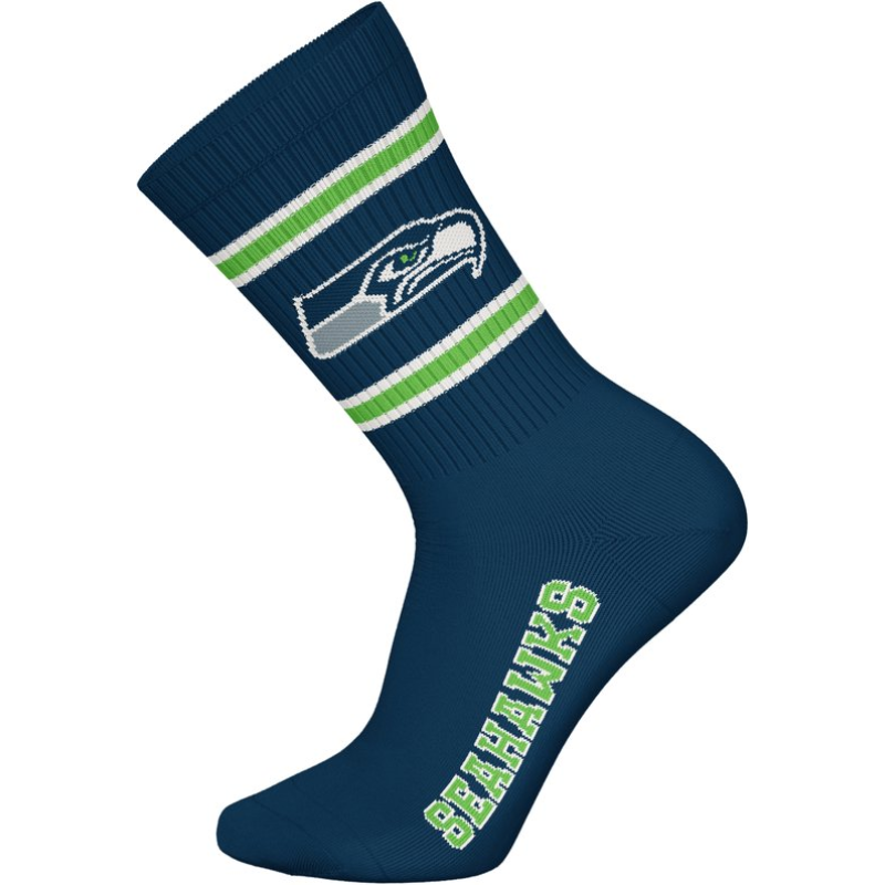 NFL Seattle Seahawks 3-Pack Soft Cotton Crew Socks