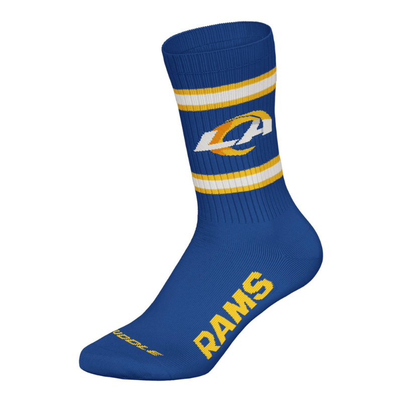 NFL Los Angeles Rams 3pk Huddle Crew Socks