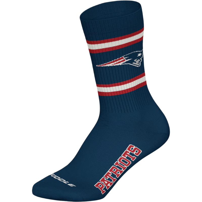 Nfl Pattern Socks NFL Huddle 3pk Crew Socks 43/46 New England Patriot