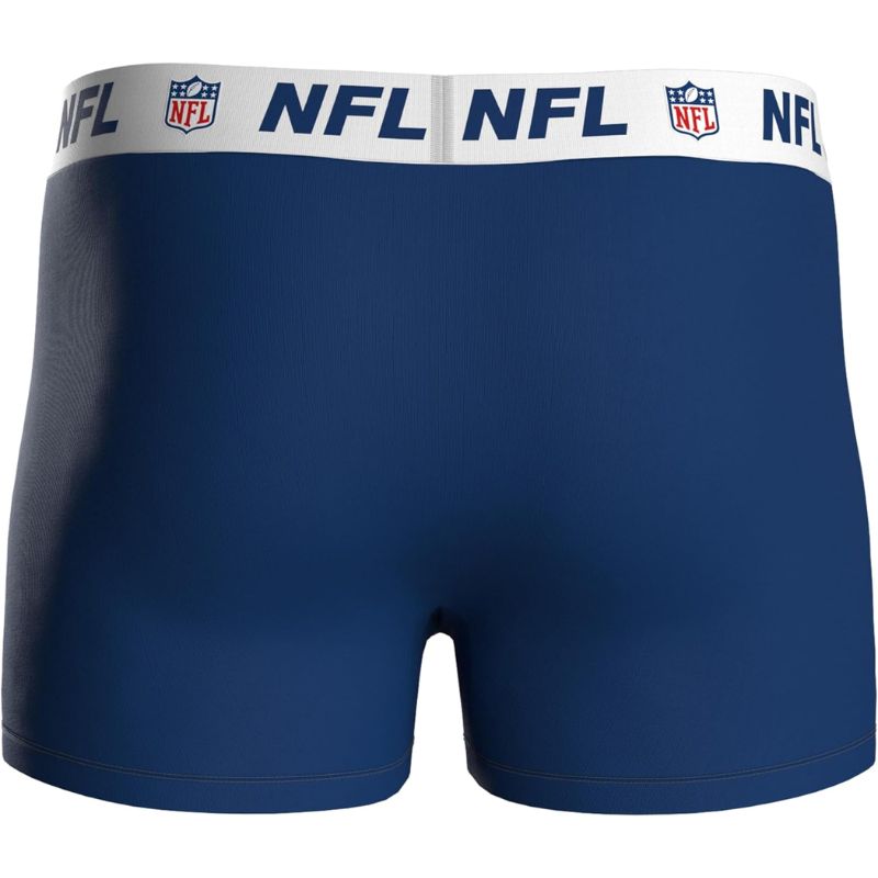 NFL Shield Logo 3-Pack 95% Cotton Boxers | Size XXL Navy