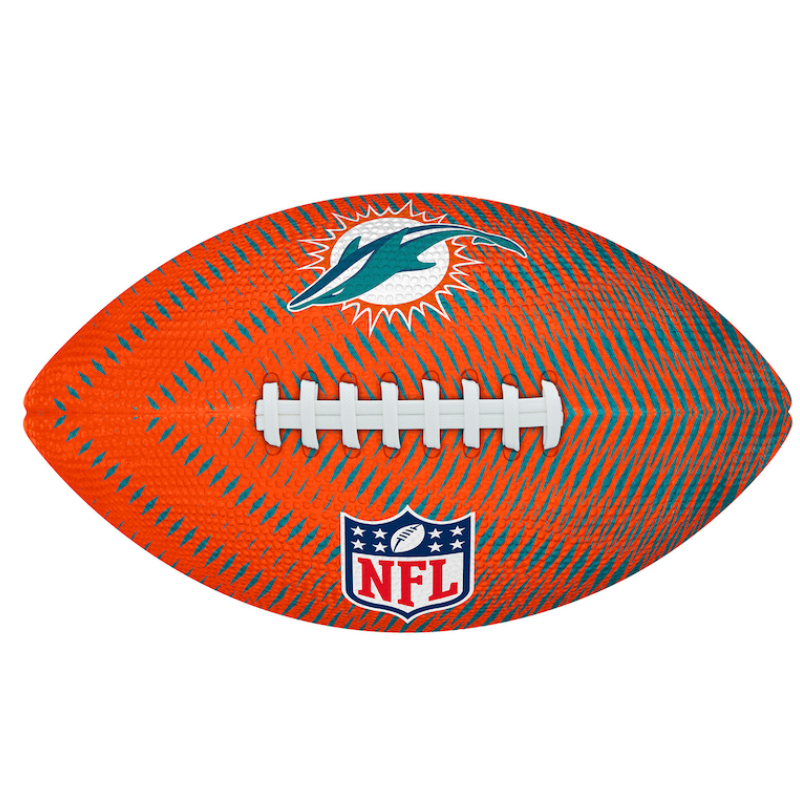 Wilson NFL Team Tailgate Football Junior Team Dolphins