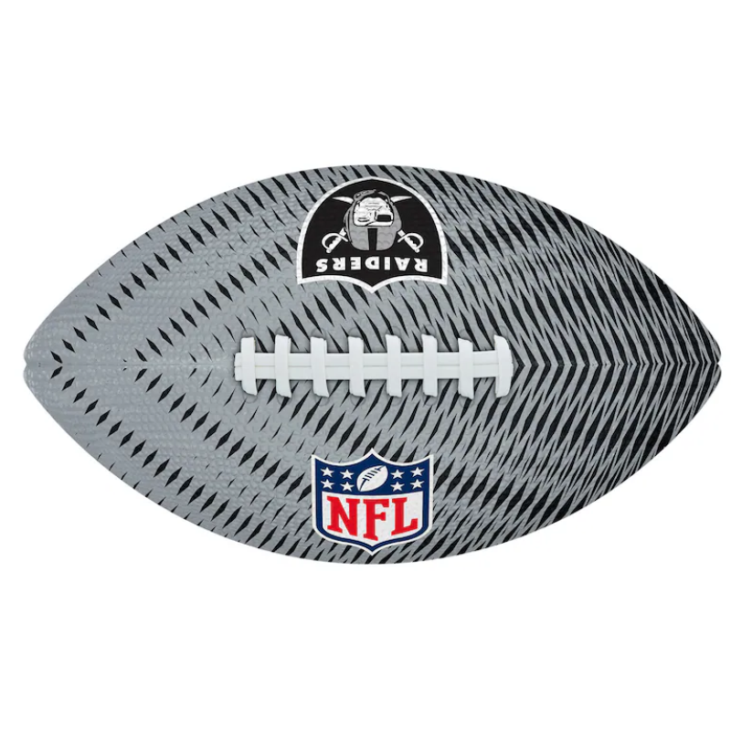 Wilson NFL Team Tailgate Football Junior Team Raiders