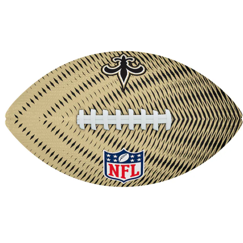 Wilson NFL Team Tailgate Football Junior Team Saints
