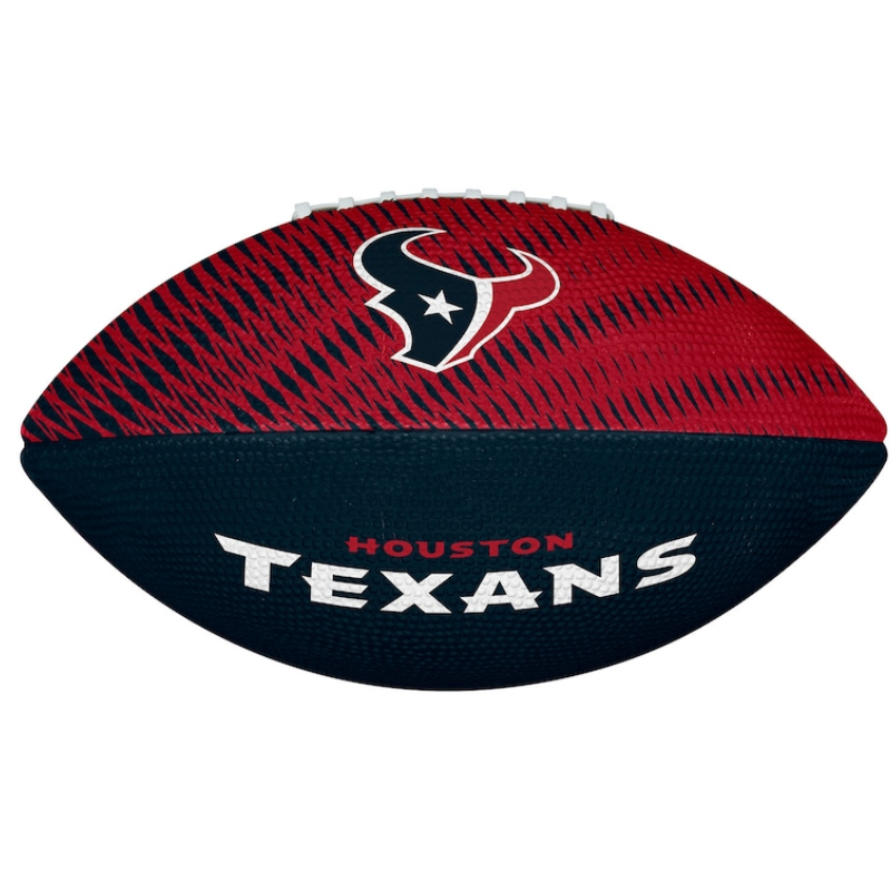 Wilson NFL Team Tailgate Football Junior Team Texans