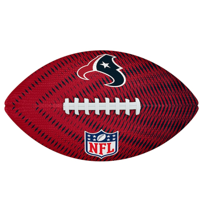 Wilson NFL Team Tailgate Football Junior Team Texans