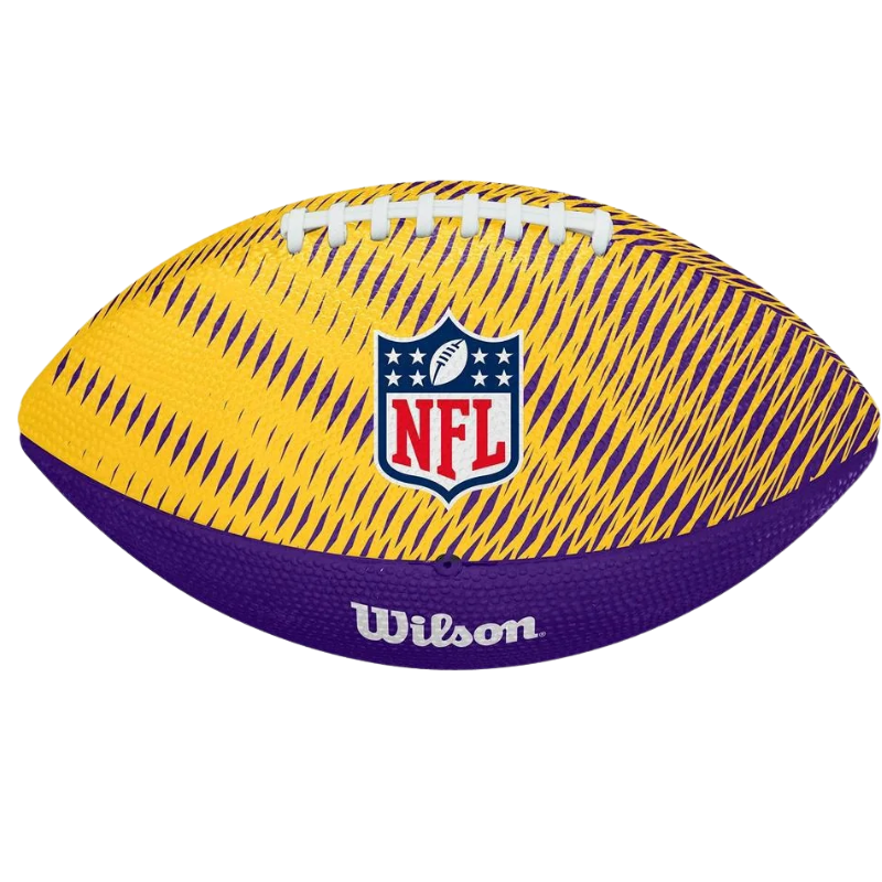 Wilson NFL Team Tailgate Football Junior Team Vikings
