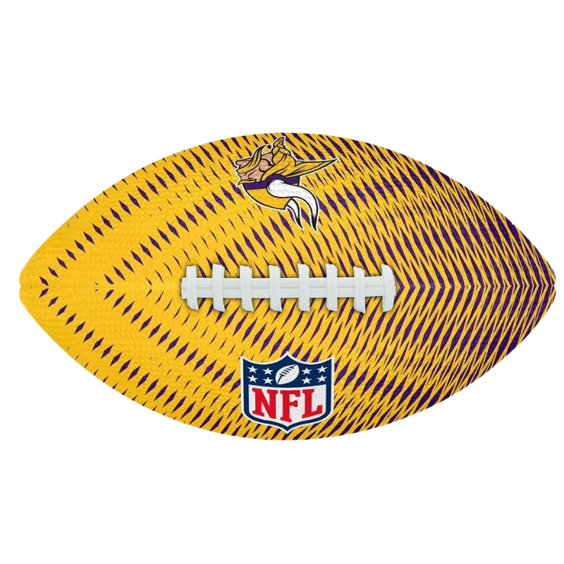 Wilson NFL Team Tailgate Football Junior Team Vikings