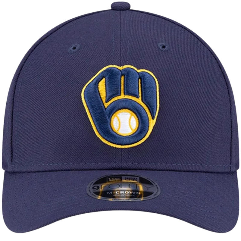 New Era MLB Player Replica 9FORTY M-Crown Cap Team Milwaukee Brewers