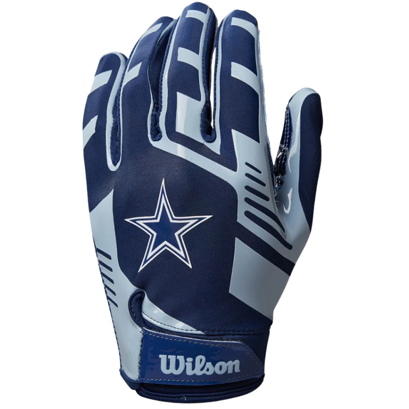 Wilson Youth NFL Stretch Fit Gloves Team Dallas Cowboys