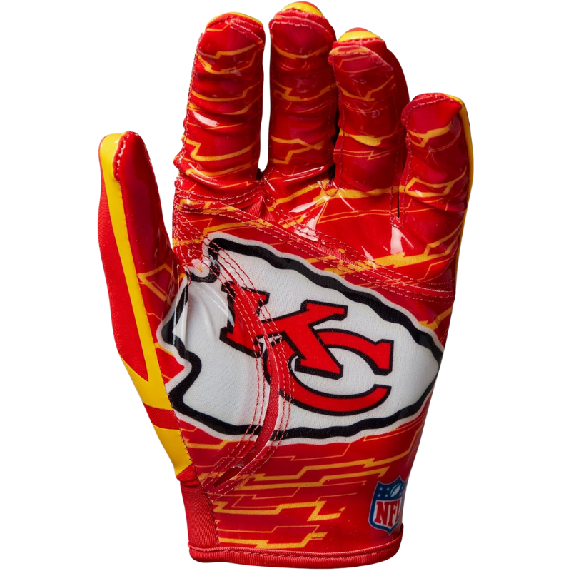 Wilson Youth NFL Stretch Fit Gloves Team Kansas City Chiefs