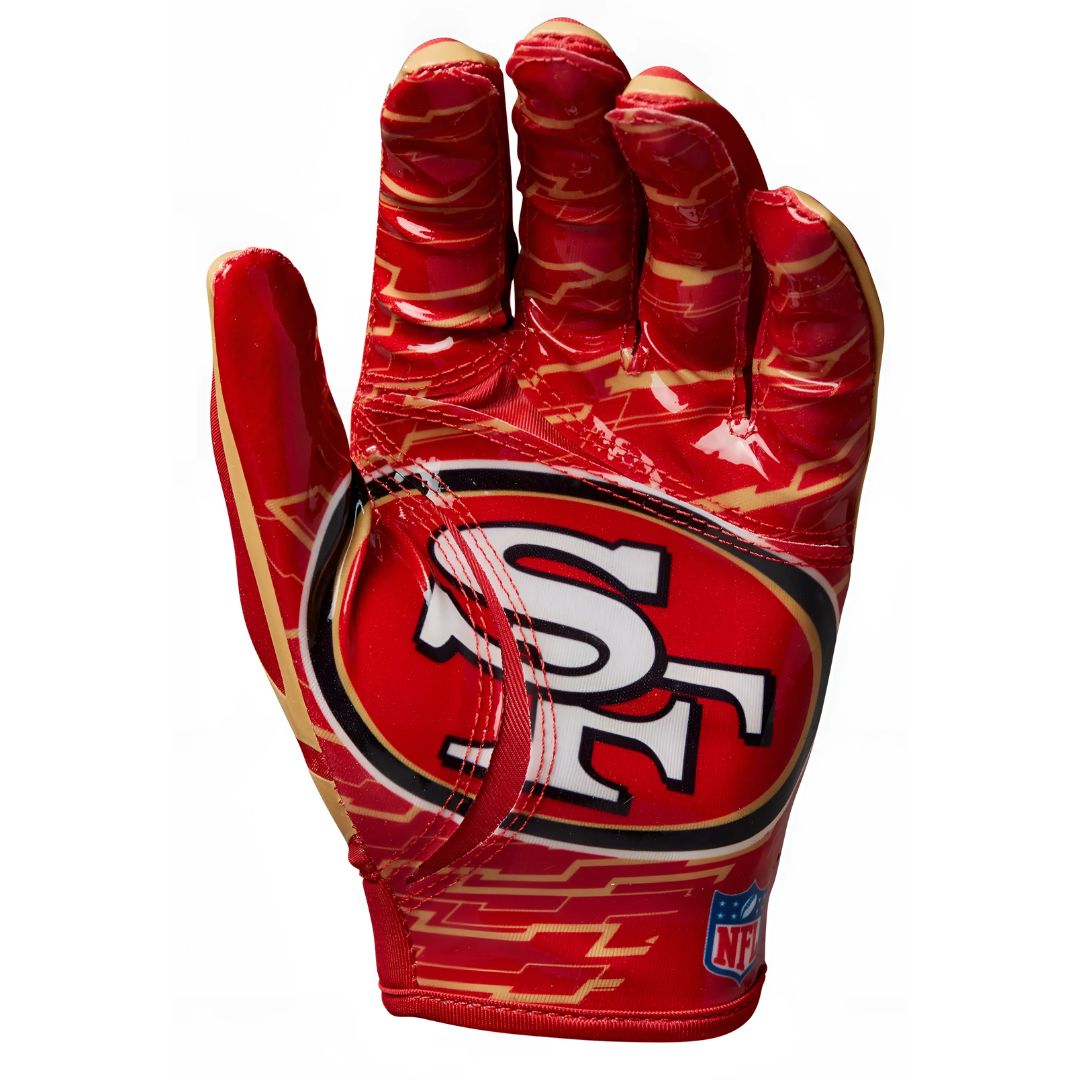 Wilson Adult NFL Stretch Fit Gloves Team San Francisco 49ers
