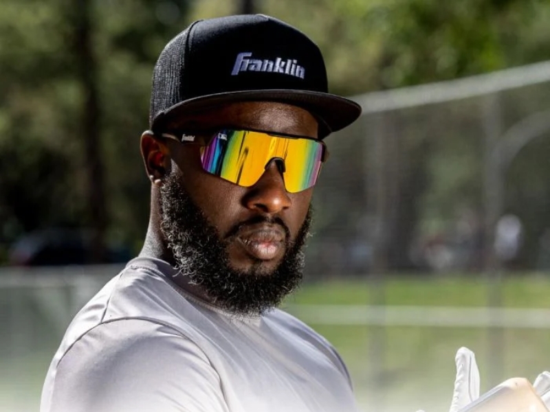 Franklin MLB DLX Pro Sunglasses Color Midnight