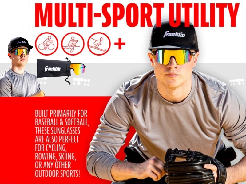 Franklin MLB DLX Pro Sunglasses Color Midnight