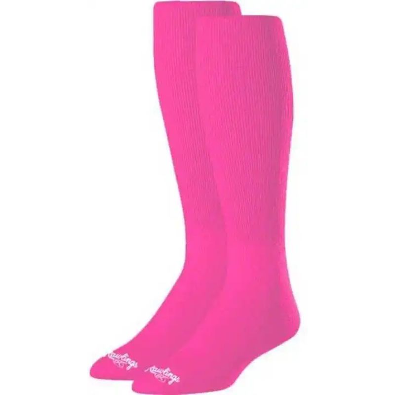 Rawlings Baseball Socks (2 Pair) M Pink
