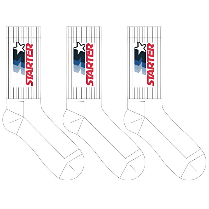 Starter 3pk Crew Socks (64)