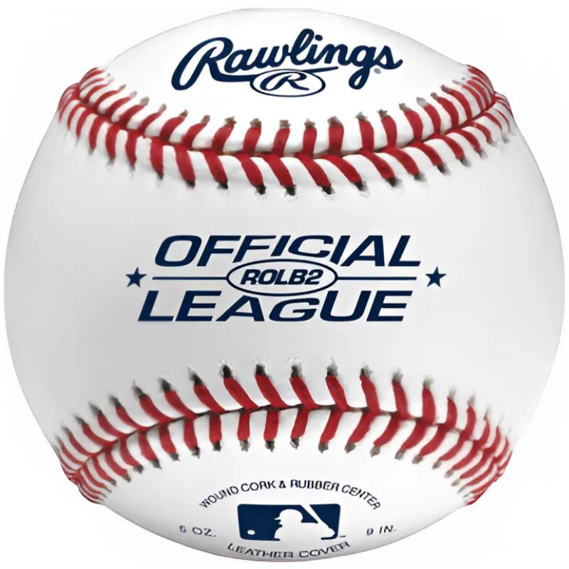 Rawlings ROLB2 Leather Baseball | Official Game Ball 