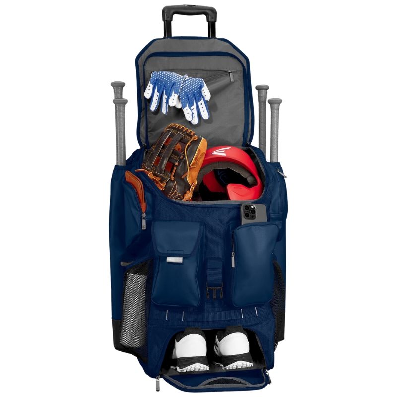 Easton Five Tool Phenom Wheeled Bag Color Navy