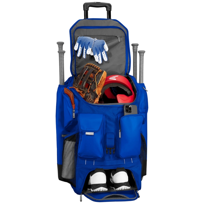 Easton Five Tool Phenom Wheeled Bag Color Royal