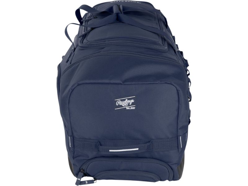 Rawlings YADI2 Wheeled Equipment Bag (Catcher) Color Navy