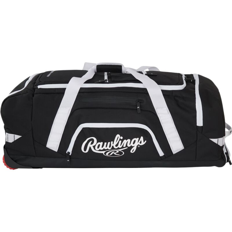 Rawlings YADI2 Wheeled Equipment Bag (Catcher) Color Black