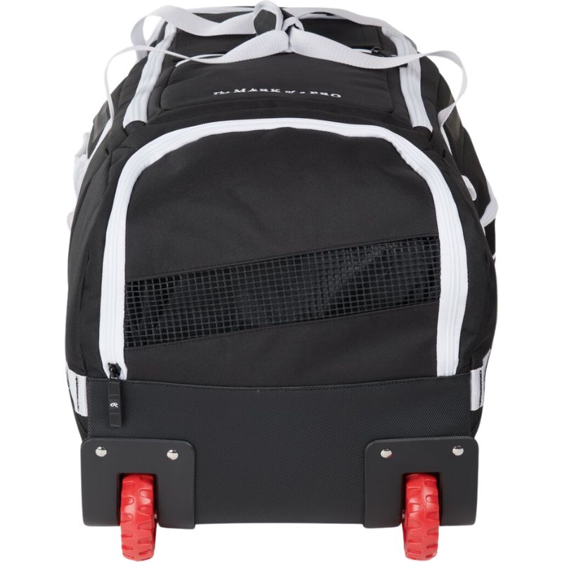 Rawlings YADI2 Wheeled Equipment Bag (Catcher) Color Black