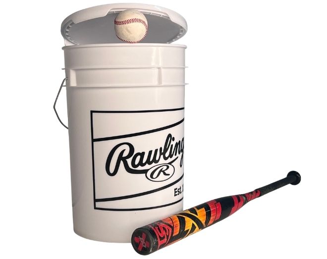 Forelle/Rawlings Ball Bucket Color White/Black