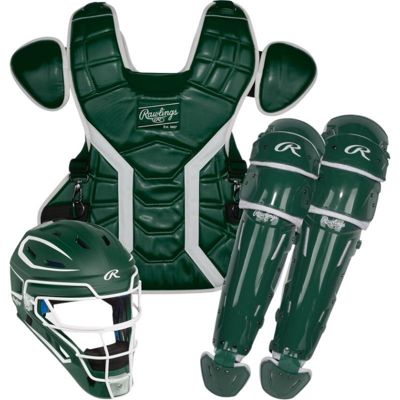 Rawlings MCHPROC Mach Pro Catchers Set L Dark Green/White