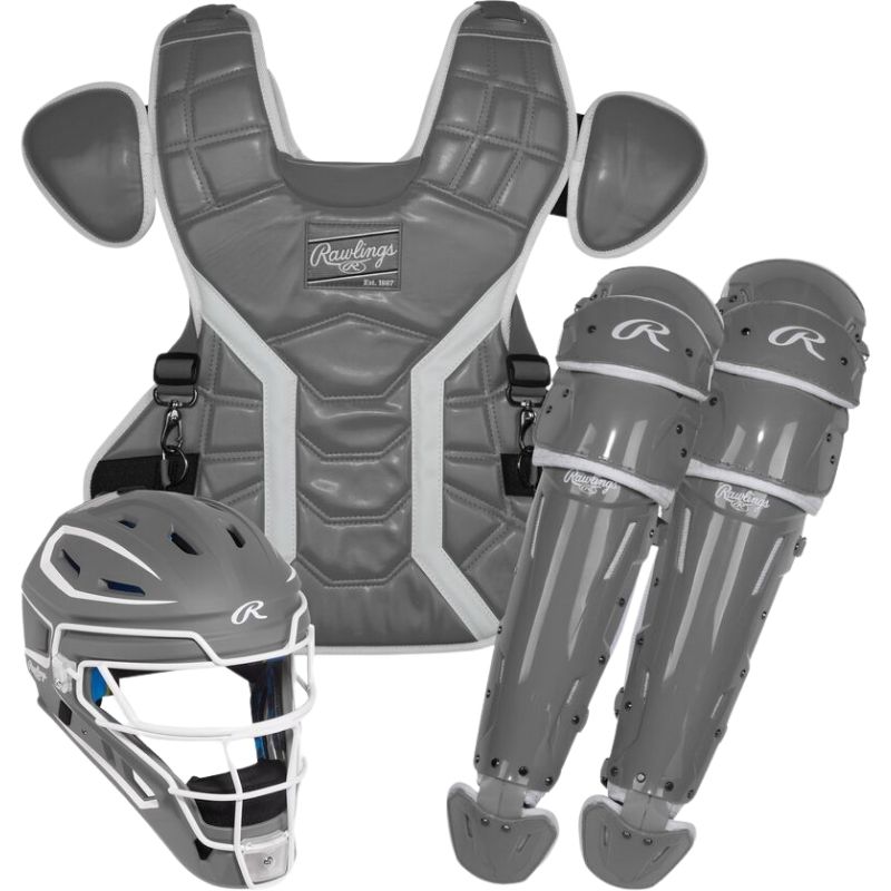 Rawlings MCHPROC Mach Pro Catchers Set L Gray/White