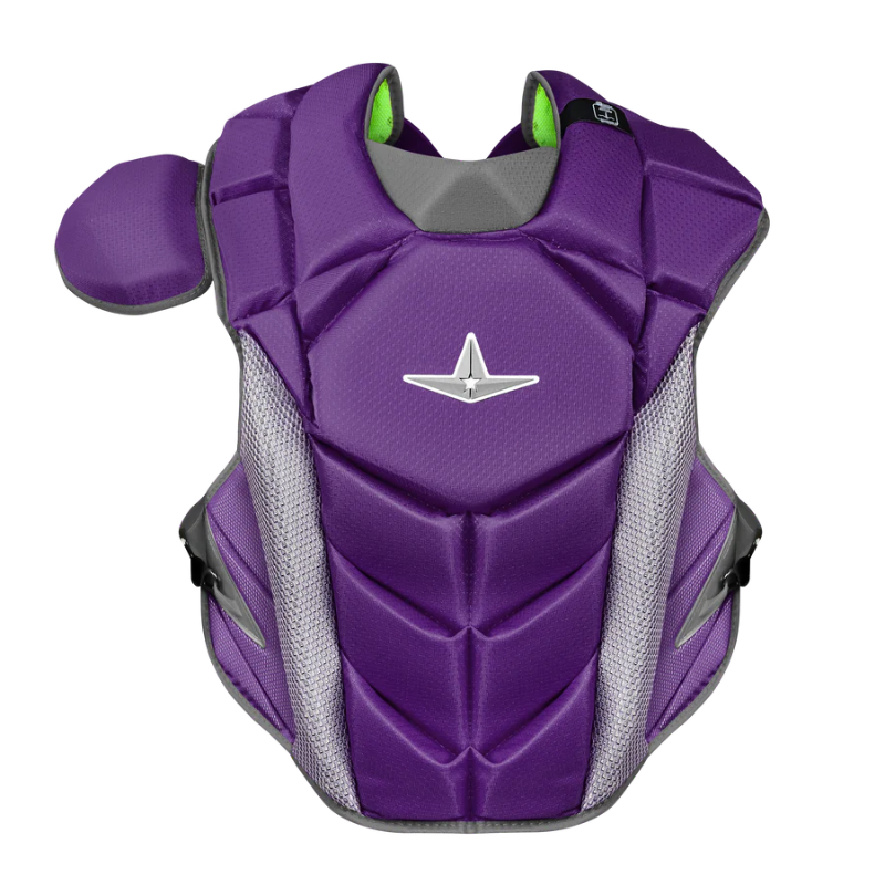 All Star CPCC-5-LGE MVP-Pro Chest Prot Color Purple/Graphite
