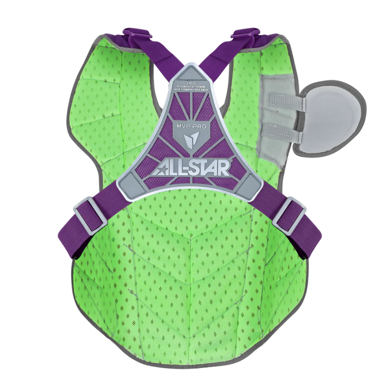 All Star CPCC-5-LGE MVP-Pro Chest Prot Color Purple/Graphite
