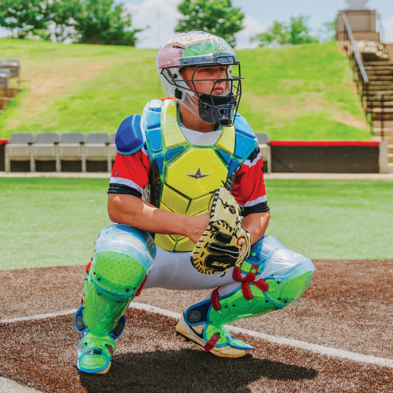 All Star CPCC-5-LGE MVP-Pro Chest Prot Color Maroon/Graphite