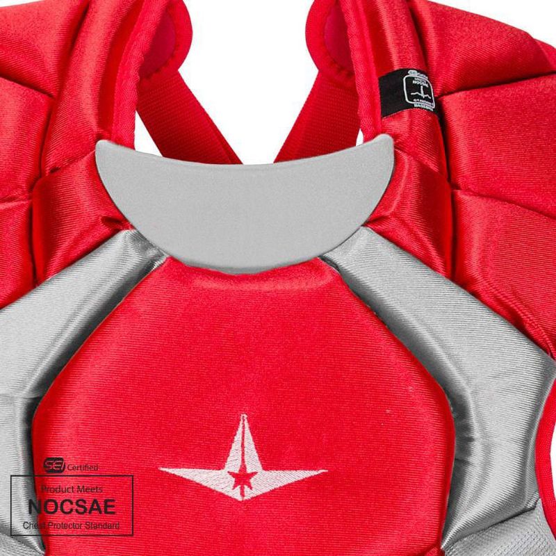 All Star CPCC912PS Chest Protector Color Scarlet