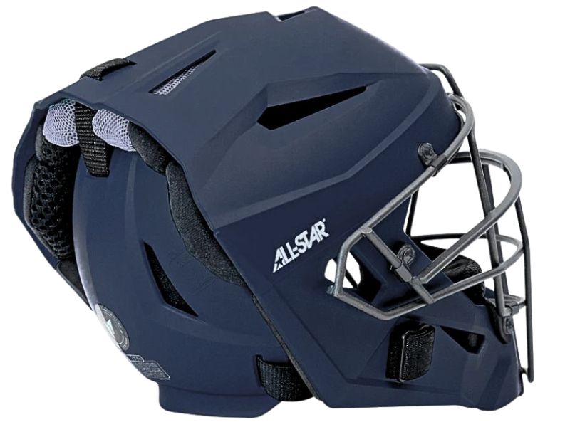 All Star MVP-5-M Matte MVP Pro Catcher Helmet S Navy