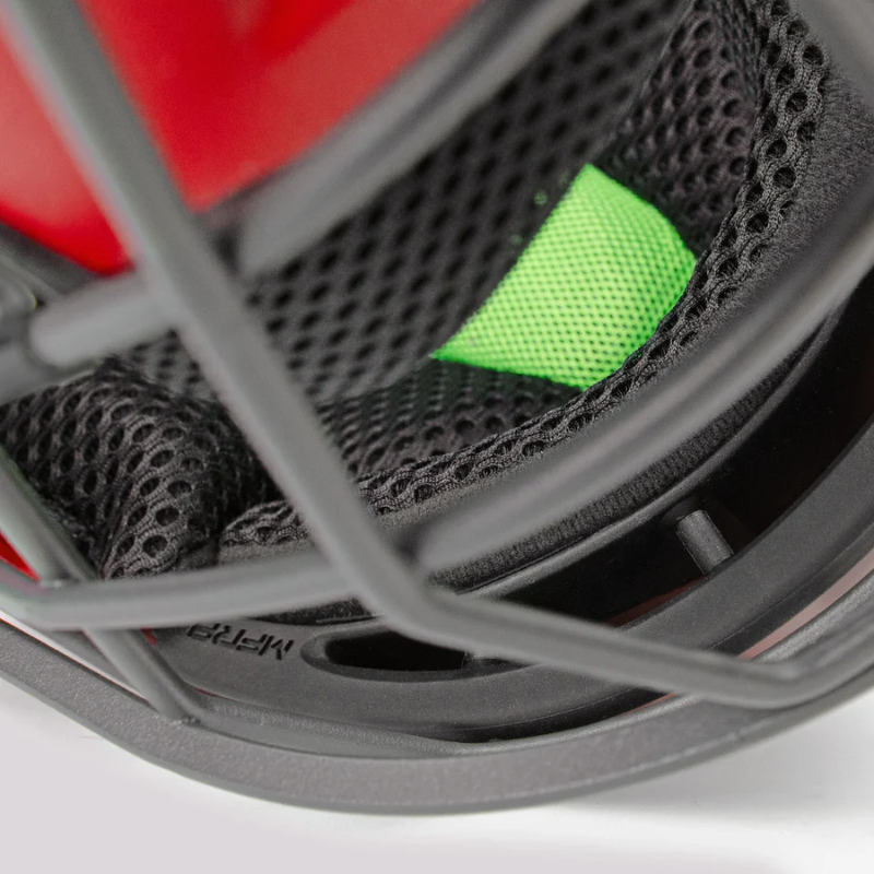 All Star MVP-5-M Matte MVP Pro Baseball Catcher Helmet | L Color Scarlet