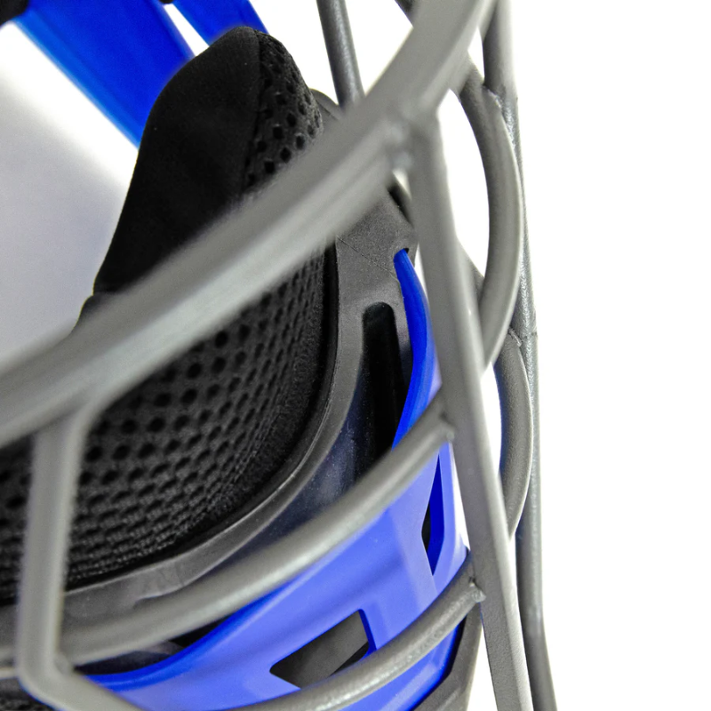 All Star MVP-5-M Matte MVP Pro Baseball Catcher Helmet | L Color Royal