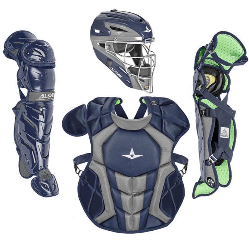 All Star CKCC1216S7X Catcher's Kit 12-16 Yrs Color Navy