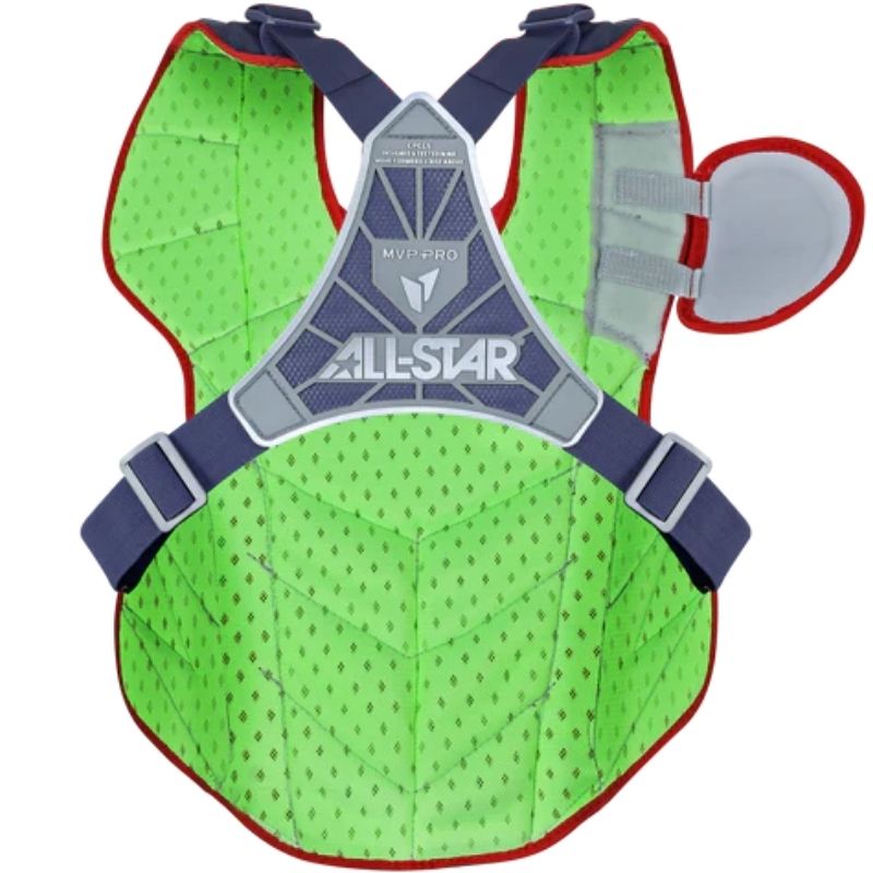All Star CKCC-5-LGE MVP Pro Catchers Kit Adult Navy/Scarlet