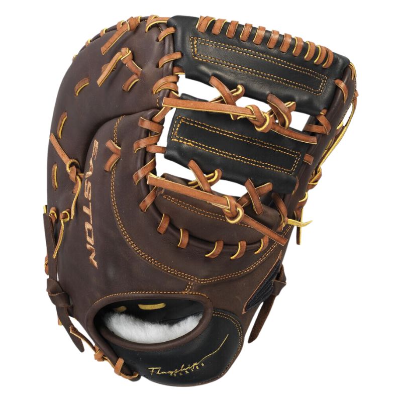Easton Game Day First Base Mitt – 12,75 Zoll, Links, Aus Doppelt Geöltem Rindsleder