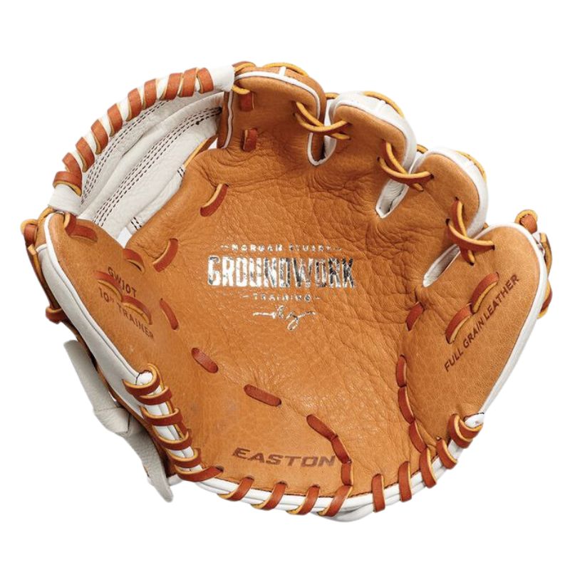 Easton GW10T 10 Inch Leather Groundwork Softball Fastpitch Training Glove 