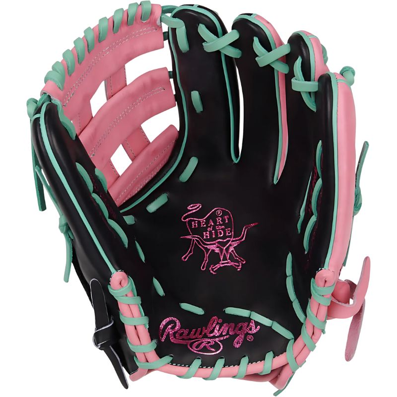 Rawlings PROR207-6BP 12,25 Inch Leather Heart of the Hide Baseball Outfield Glove | Left Hand Catch